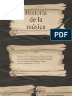 Historia Música Antigua