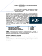 Acta de Apertura de Sobre Madera Estructural