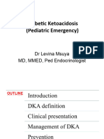 Diabetic Ketoacidosis (Pediatric Emergency) : DR Levina Msuya MD, MMED, Ped Endocrinologist