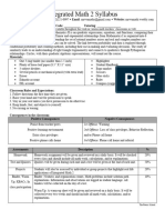 Integrated Math 2 Syllabus