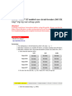 SACE Tmax XT UL Ekip Dip Settings Guide 1SXU210266G0201 - Rev D