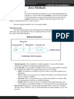 JAVA METHODS (Mod-1)