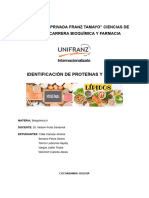 Identificación de Proteínas y Lípidos