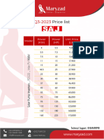 SAJ Price List