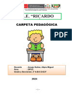 Carpeta Pedagogica 2024 SECUNDARIA