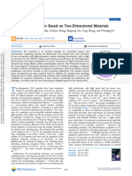 Low-Power Memristor Based On Two-Dimensional Materials