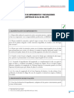 Tramite de Impedimentos y Recusacion CPP