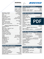 B737NG Normal Checklist