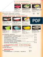 Menu Drink mt1212