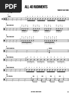 All 40 Rudiments - Jydt