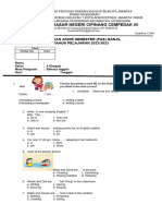 Soal Akhir Sumatif Bahasa Inggris Kelas