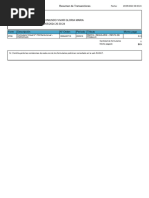 Resumen de Transacciones Datos Generales