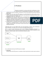 ETL Process in Data Warehouse