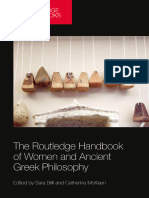 The Routledge Handbook of Women and Ancient Greek Philosophy