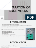 Preparation of Bone Molds - C Creamer