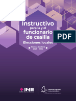 09 - CDMX - Instructivo para La y El Funcionario de Casilla Elecciones Locales