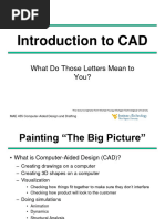 Lecture 1 CAD Intro