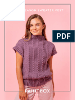 Snug Season Sweater Vest Free Slipover Knitting Pattern For Women in Paintbox Yarns Wool Blend Worsted Downloadable PDF - 2