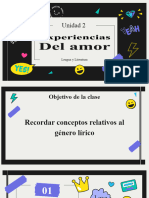 Experiencias Del Amor