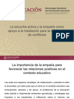 La Escucha Activa y La Empatía Como Apoyo A La Mediación para La Resolución de Conflictos