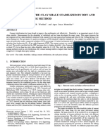 The Behavior of The Clay Shale Stabilized by Dry and Wet Cement Mixing Method