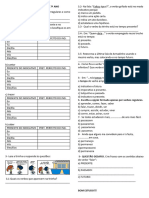 Atividade de Revisão Sobre Verbo