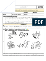 2do - Ed. Fisica - Evaluacion - Diagóstica