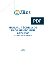 Manual Tecnico de Pagamento Por Arquivo 2021