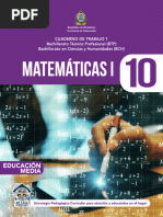 Matematicas I 10°