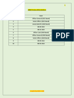 BIBM's Latest 10 Exams MCQ Solutions