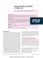 Traumatic Spinal Cord Injury