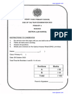 2023-P4-Science-End of Year Exam-Henry Park