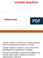 Topic 3 - PR Research