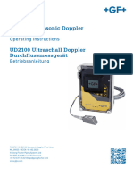 Gfps 700278113 Manual Ud2100 Ultrasonic Doppler Flow Meter