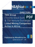 TSX Listed Mining Companies in Africa 2011