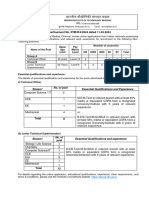 Advertisement No. IITM/R/4/2024 Dated 11.03.2024: Indian Institute of Technology Madras