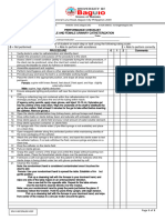 CHECKLIST IFC INSERTION Male and Female - Updated 2022