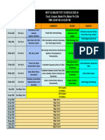 Major Test Schedule-2023-24