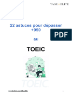 22 Astuces Pour Réussir Son TOEIC - Tage Élite