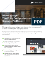 LamasaTech - PeakSignage Flyer 24 - USD