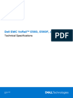 VxRail Appliances On PowerEdge Servers E560 E560F and E560N Technical Specifications