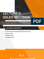 LM Lecture 4 - Sales Settings