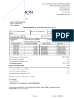 Policy Statement As at 31-May-2024 11:32:29 AM: Print Date: Friday, May 31, 2024