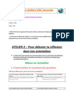 Fiche Bilan Atelier VDC Seconde