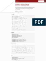 CS107 Exam Reference Sheet 