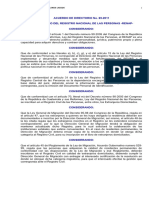 Acdi Renap 69-2011 Ampliación Inscripción Extranjeros