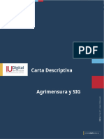 Carta Descriptiva - Agrimensura y SIG - Referencias Actualizadas