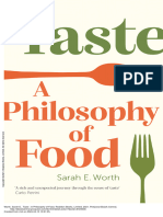 Taste A Philosophy of Food