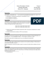 Fiche de TD 1 ProbaStat Estimation 21-22