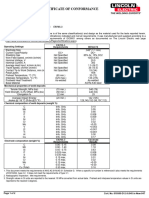 Certificate of Conformance: Superarc® L-50®